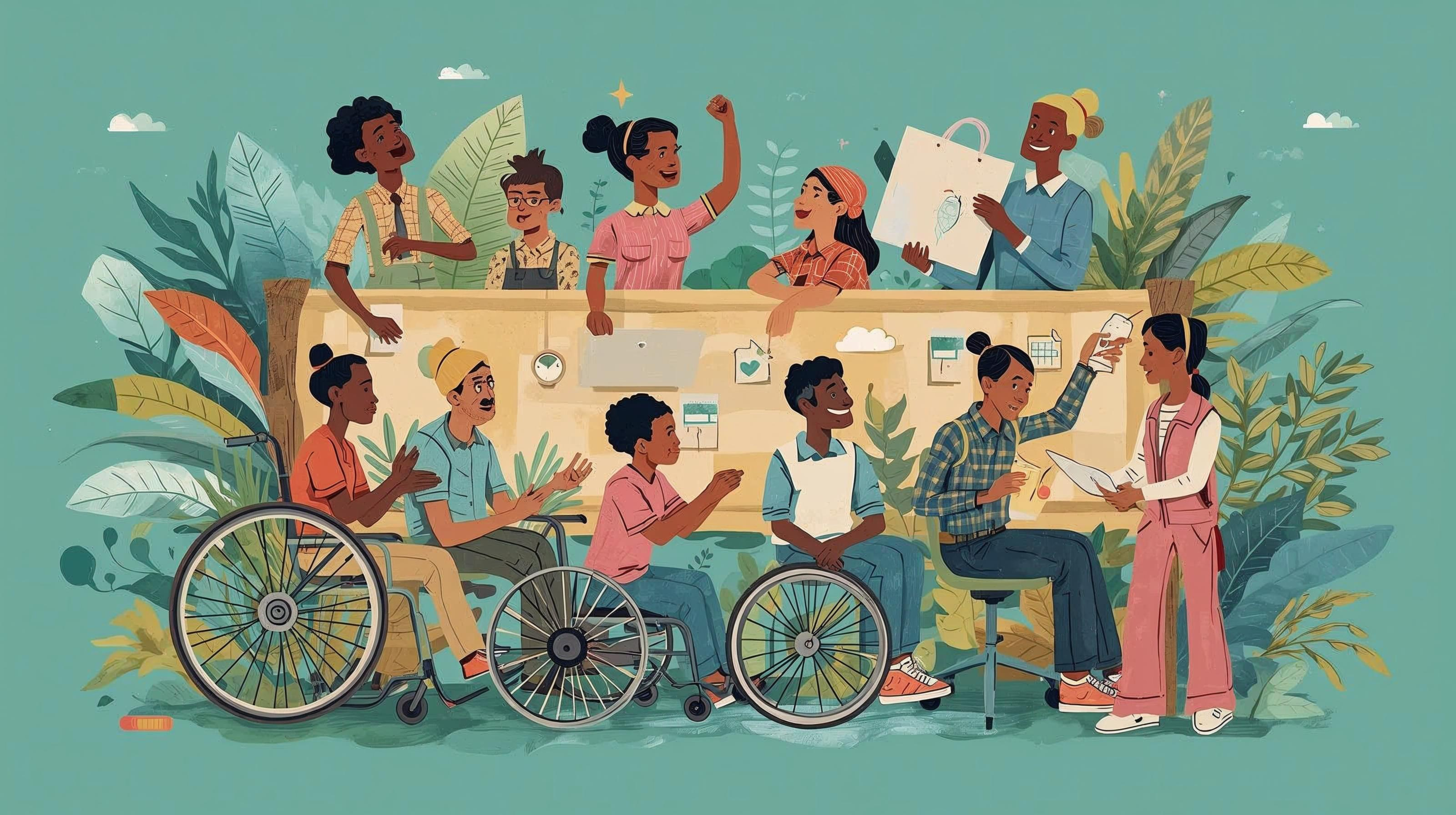 Kokios paramos formos taikomos įsidarbinant žmonėms su negalia?